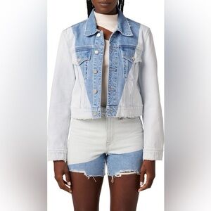 Hudson Colorblock Gia Classic Trucker Denim Jacket‎